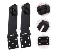 2 pezzi Pratica porta Hasp Latch Lock Chiusura con lucchetto di sicurezza in