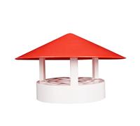 2 pezzi Pratica Protettore a di smokestack a prova di pioggia