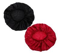 2 pezzi pratici berretti da notte in raso per la cura dei capelli, cappelli a
