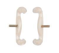 2 pezzi pratici piedini in gomma per poggiaspalla regolabili per violino 3/4 4/4 1/2 1/4 1/8 accessori per violino (Color : White1/8)