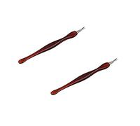 2 pezzi pratici strumenti per nail art pedicure tagliacuticole rimozione spingi pelle morta rimozione calli forcella creativa e squisita lavorazione pratica e attraente