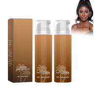 2 Pezzi Premium Tanning Accelerator Cream, Self Tanner Cream, Acceleratore Abbronzante per Abbronzatura, Abbronzatura Naturale, Idratante non Appiccicoso, Adatto a Tutti i Tipi di Pelle