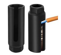 2 Pezzi Presa Sensore Ossigeno 22mm, Chiave Sonda Lambda Universale, Strumento Rimozione Auto Sonda Lambda, Bussola 1/2" con Ampio Taglio Laterale per Evitare Danni Ai Cavi