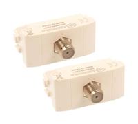 2 Pezzi Presa TV SAT Satellitare, Compatibile Con Bticino Living Light (Bianco)