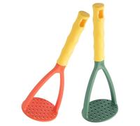 2 Pezzi Pressa Patate Manuale in PP per Pappa Bebé, Schiacciapatate | Riutilizzabile e Facile da Pulire, per Frullare e Mescolare, Uso in Cucina, Purea Liscia