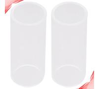 2 pezzi Pretty Guitar Glass Slides Glass Bottleneck Slide (6 cm)