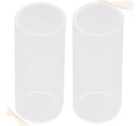 2 pezzi Pretty Guitar Glass Slides Glass Bottleneck Slide (6 cm)