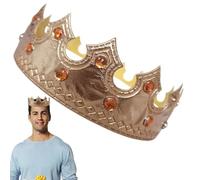 2 pezzi PRINCE KRONE - Corona delle feste per il re principe costumi principe costumi - Accessori decorativi per feste a tema, carnevale, cosplay, apparizioni sul palco e l