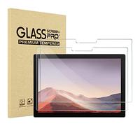 [2 Pezzi] ProCase Pellicola Protettiva per Surface Pro 7 Plus Pro 7 Pro 6 Pro 5 Pro 4, Vetro Temperato per Surface Pro 7Plus/7/6/5/4 [Alta HD Trasparenza, Anti-Impronte Digitali/Graffi/Agli Urti/Olio]