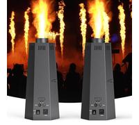 2 pezzi Proiettore di fiamme DJ Jet Flame da 150 W con controllo d-MX, adatto per concerti, spettacoli, feste, Halloween, Natale ed eventi sportivi