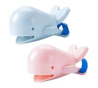 2 Pezzi Prolunga per Rubinetto per Bambini, Prolunga per Rubinetto a Forma di Delfino, Utilizzata per il Lavaggio Dei Bambini per Bambini Bagno Cucina Disegno del Fumetto Animale Lavabo