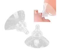 2 Pezzi Protettore Capezzolo a Contatto, Schermo Capezzolo a Contatto in Silicone ABS Premium Capezzolo a Contatto per Aiutare Le Mamme ad Allattare al Seno
