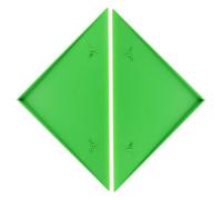 2 Pezzi Protezione Angolare Triangolare per Biliardino Verde in ABS | Accessori per Tavolo da Calcio Balilla, Facili da Installare, Ricambi per Sponde, Set di 4 Pezzi