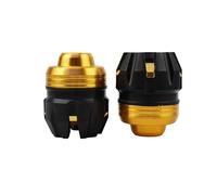 2 Pezzi Protezione Anticollisione Ruota Forcella Anteriore E Posteriore Moto Modifica Cursore Telaio Anticaduta Colorato Slider telaio moto