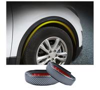 2 Pezzi Protezione Passaruota Auto, per Audi A6 C6 4F Pre-Facelift 2006-2009 Parafango della Ruota Dell'Auto, Parafango Svasato in Gomma,B Carbon