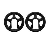 2 Pezzi Protezione per Corona Bici a Cinque Fori, Copricatena Nero | Plastica Resistente, Profilo Aerodinamico, per Corone Cinque Fori e Percorsi Sterrati, Accessorio Bici