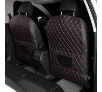 2 Pezzi Protezione per Schienale Auto per Mercedes Benz Classe B W247 2019-2022 2023, Pelle Protezione Sedile Auto Bambini Impermeabile Organizer Sedile Posteriore Repellente Allo Sporco,B