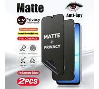 2 pezzi Protezione schermo in vetro temperato opaco e satinato per la privacy, compatibile con Samsung Galaxy A07/A17/A27/A37/A57/A56/A36/A26/A16/A06/A55/A35/A25/A15/A05/A05S/A54/A34/A24/A14/A04/A53/A