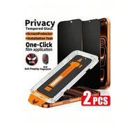 2 pezzi - Protezione schermo privacy, alta durezza superficiale, resistente ai graffi da chiavi, monete e altri oggetti duri, superficie liscia e delicata, touch reattivo. Rivestimento anti-impronte r