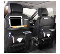 2 Pezzi Protezione Sedili Auto per Morgan Plus Six Roadster 3 Wheeler Plus 4 Aero 8, Organizer Protezione Sedile Posteriore Auto con Tavolino Pieghevole, Organizzatore per Auto,A Black