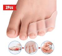 2 pezzi Protezioni per dita dei piedi in gel di silicone trasparente, avvolgimento confortevole per proteggere le dita dei piedi, forniture per il ritorno a scuola, accessori per stivali per scarpe da