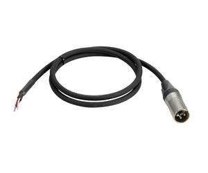 2 pezzi - PSSO Cavo DMX 3 Poli con Connettore NEUTRIK e Estremità Aperte - 1 m