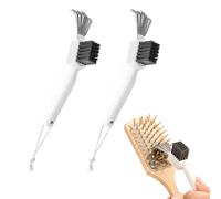 2 Pezzi Pulisci Spazzola Per Capelli,2 In 1 Per La Pulizia Delle Spazzole Per Capelli,Spazzola Per La Pulizia Dei Capelli,Mini Strumento Per Rimuovere Peli,Polvere,Sporco,Lanugine