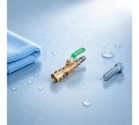 2 Pezzi Pulitore Acqua Radiatore senza Smontaggio Connessione Rapida per Garage