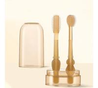 2 pezzi Pulitore lingua in silicone per bambini Tagli UnicaSilicone