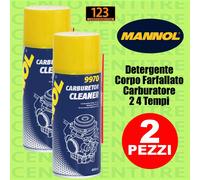 2 PEZZI PULIZIA CARBURATORE MOTORI 2 / 4 TEMPI - PULITORE SPRAY