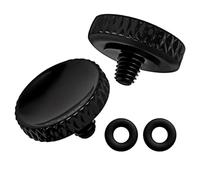 2 Pezzi Pulsante di Scatto,Pulsante Rilascio Otturatore per Fotocamera,Soft Release Button Ergonomico,Otturatore Pulsante Fotocamera Concavo Adatto per la Maggior Parte Delle Fotocamere-Nero