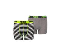 2 Pezzi Puma Basic Boxer Stampati A Strisce Per Ragazzi Bambini Intimo