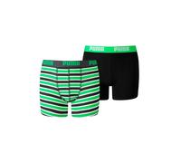 2 Pezzi Puma Basic Boxer Stampati A Strisce Per Ragazzi Bambini Intimo