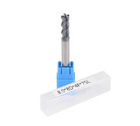 2 pezzi punte for fresa a 4 taglienti HSS CNC for trapano a gambo dritto set di utensili da taglio 8 mm D8*25*D8*75L quattro in metallo duro solido frese a testa quadrata piatta for router