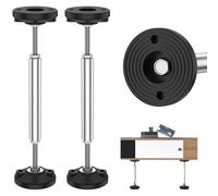 2 Pezzi Puntello Telescopico Regolabile, Altezza Regolabile 28-42 CM | Supporto Regolabile per Sollevamento Adatto per Pensili, Mobili da Bagno, Mobili TV, Mobili da Cucina, Divani, Lavandini