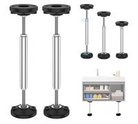 2 Pezzi Puntello Telescopico Regolabile,Aste Di Supporto Telescopiche Da 38-52 Cm,Puntelli Telescopici Regolabili Per Pensili, Mobili Da Bagno, Mobili Tv, Mobili Da Cucina,Capacità Di Peso 300 Kg
