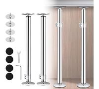 2 Pezzi Puntello Telescopico Regolabile,Aste Di Supporto Telescopiche Da 41-72 Cm,Puntelli Telescopici Regolabili Per Pensili, Mobili Da Bagno, Mobili Tv, Mobili Da Cucina,Capacità Di Peso 300 Kg