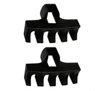2 pezzi PVC Badminton Stringing Load Spreader per assicurare la stabilità della racchetta e ottimizzare l'efficienza di infilatura (nero)
