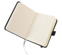 2 Pezzi Quaderno Tascabile per Appunti Copertina in Similpelle Nero | Formato Compatto, Pagine in Carta, per Studenti e Scrittori, Note di Classe, Riunioni e Liste Stili multipli