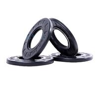 2 pezzi Quadro paraolio ID 45/46mm OD 50-100mm Nitrile Butadiene Guarnizione in gomma Anelli Copertura Doppio labbro con molla(45x72x12mm)