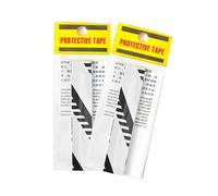 2 pezzi Racchetta da tennis Paddle Head Protection Tape autoadesivo Racchetta Head Edge Guard Nastro protettivo adesivo facile da usare