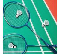 2 pezzi Racchette da badminton leggere e durevoli, adatte per parchi, principianti, partite amichevoli, attività ricreative e di intrattenimento. Sono un'ottima scelta per coppie, amici e famiglie per