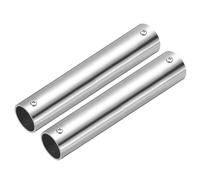 2 Pezzi Raccordo Dritto a 2 Vie, per Tubo D. Est. 3,175 cm, Lunghezza 7,87"