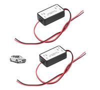 2 Pezzi Raddrizzatore Filtro Telecamera Posteriore, Filtro Telecamera Retromarcia 12V DC per Auto, Elimina Interferenze Schermo, Relè di Alimentazione con Condensatore Stabile, Facile Installazione