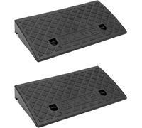 ® 2 Pezzi Rampa Carrabile per Marciapiede in Plastica, Rampe Auto, per Sedie a R