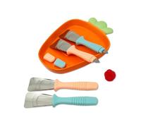 2 pezzi raschietto per il ghiaccio del frigorifero, cucchiaio del gadget del congelatore della cucina Sbrinatore in acciaio inox a doppia testa raschietto per il ghiaccio multifunzionale, blu/rosa