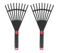 2 Pezzi Rastrelli da Giardinaggio in Plastica per E Foglie Morte Rastrelli da Prato Resistenti per Una Raccolta Efficiente delle Foglie E La Manutenzione del Giardino