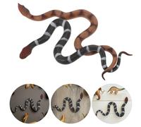 2 pezzi realistici serpenti in gomma morbida, serpenti finti realistici per
