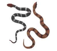 2 pezzi realistici serpenti in gomma morbida, serpenti finti realistici per