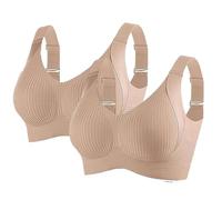 2 Pezzi Reggiseno Riduttore Senza ferretto da Donna Reggiseni essenziali invisibili traspiranti reggiseni riduttori Bralette Tracolla con supporto comodo reggiseno posteriore scoperto elastico taglia
